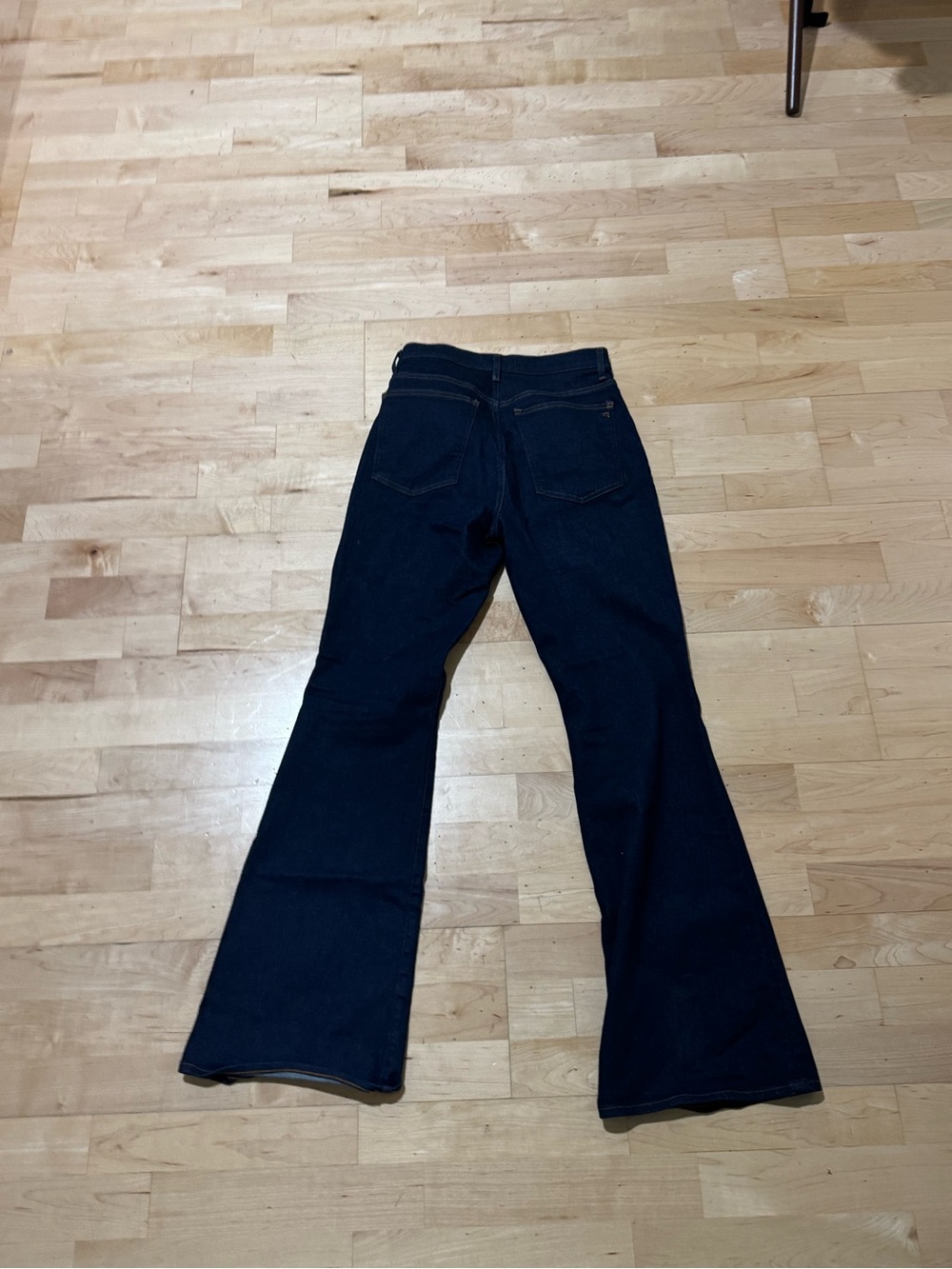 Madewell Dark Blue Flare Jeans - Picture 7 of 12